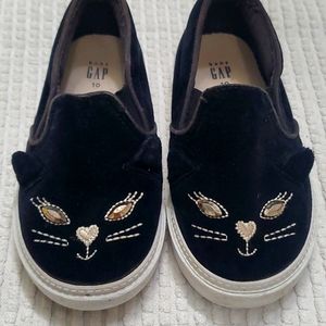 Baby Gap Black Cat Shoes